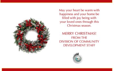 Merry Christmas from the Division of Community Development Staff!
