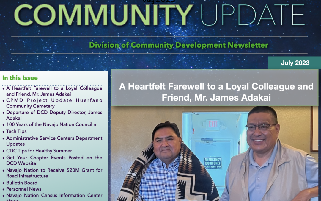 July 2023 Edition of DCD Newsletter now available