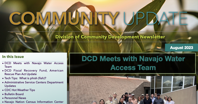 DCD Newsletter August Edition Now Available