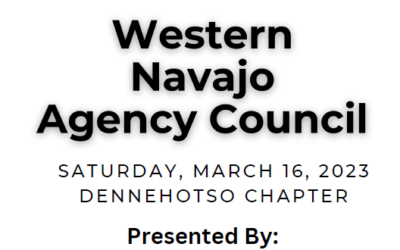 Western Navajo Agency Council Report