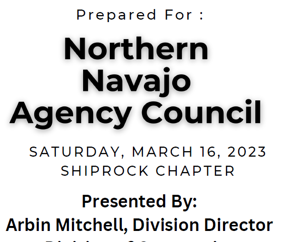 Northern Navajo Agency Council Report