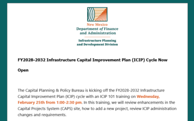 NM DFA ICIP 101 Training