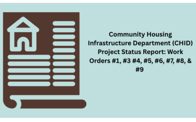Section 10 Executive Summaries: Community Housing Infrastructure Department (CHID) Project Status Report